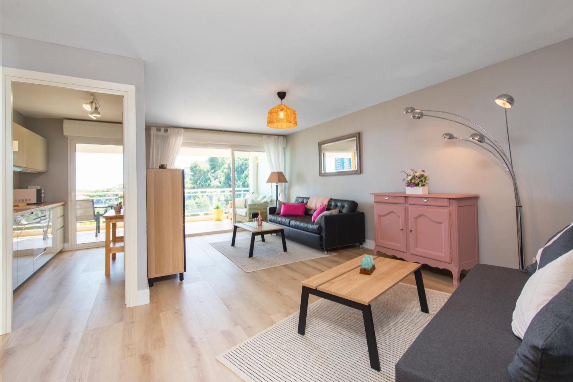 Beausejour - Splendide 2 Pieces - Piscine - Parking - Vue Apartment *
